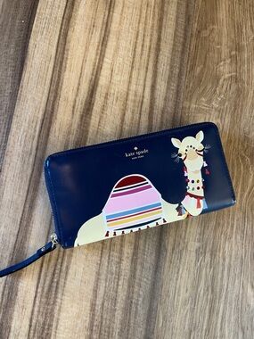 Kate Spade New York Spice Things Up Camel Lacey wallet with dust bag